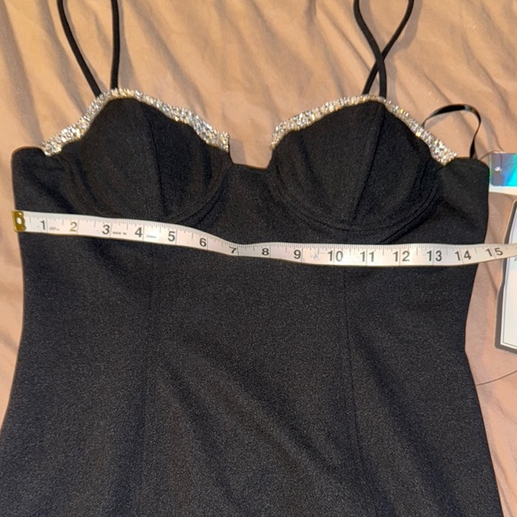 BCX Rhinestones Little black Dress - Picture 4 of 5